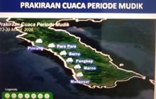 BMKG Prediksi Cuaca Mudik Lebaran Sulsel Didominasi Hujan, Pemudik Diimbau Waspada