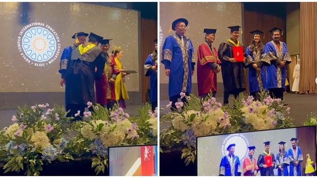 6 Potret Chand Kelvin Wisuda S2 di Malaysia, Didampingi Istri Tercinta