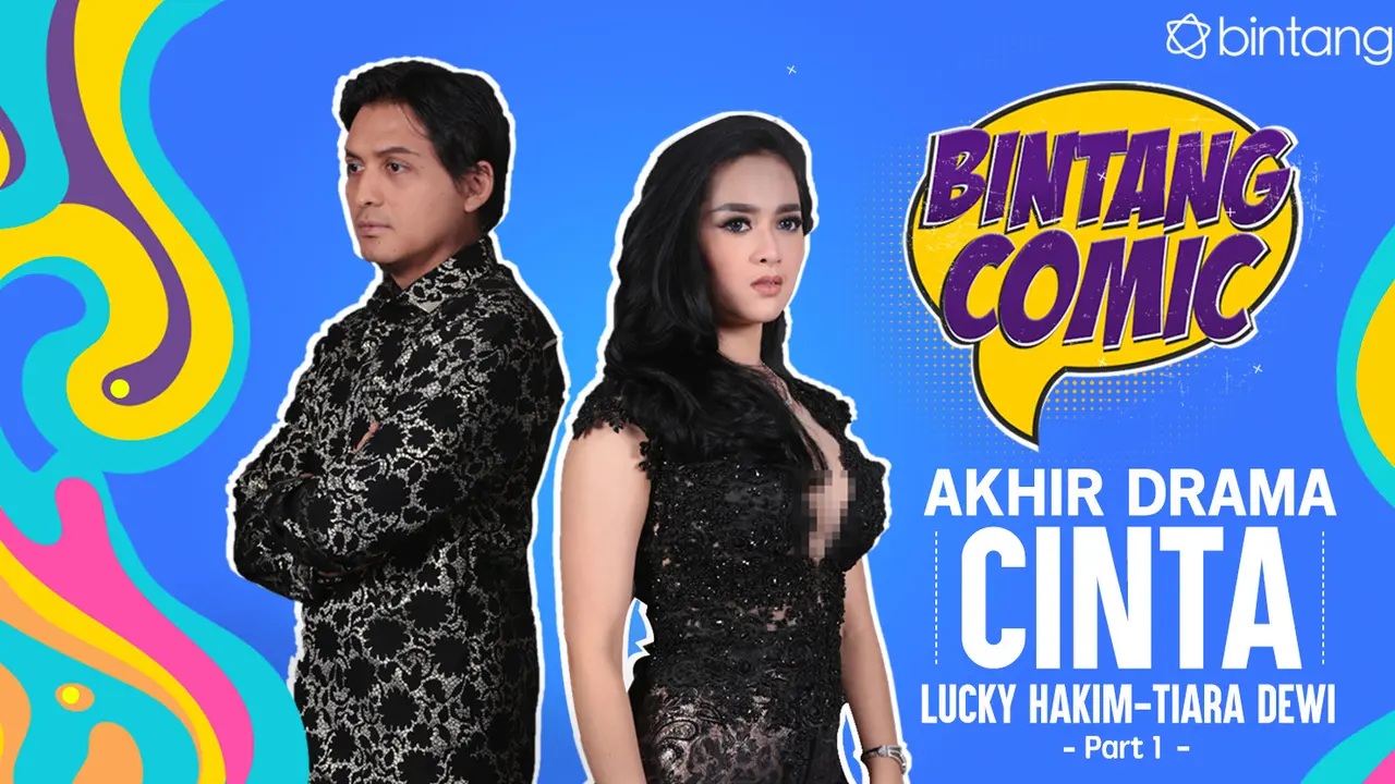 Bintang Comic Lucky Hakim dan Tiara Dewi