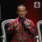 Kepala BKPM Bahlil Lahadalia menyampaikan paparan saat diskusi panel V Rakornas Indonesia Maju antara Pemerintah Pusat dan Forum Koordinasi Pimpinan Daerah (Forkopimda) di Bogor, Rabu (13/11/2019). Panel V itu membahas penyederhanaan regulasi dan reformasi birokrasi. (Liputan6.com/Herman Zakharia)