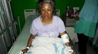 Nenek Sunarti masih dirawat di RSUD Banjarnegara akibat serangan babi hutan. (Foto: Liputan6.com/RSUD Banjarnegara)