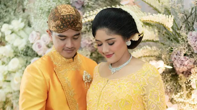 6 Potret Anggun Bumil Erina Gudono dengan Kebaya Kuning Cerah saat Lakoni Prosesi Tingkeban di Istana Negara Bogor