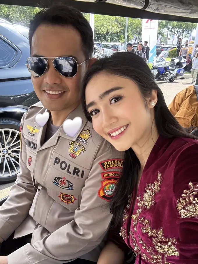 Gaya Febby Rastanty Jadi Istri Polisi