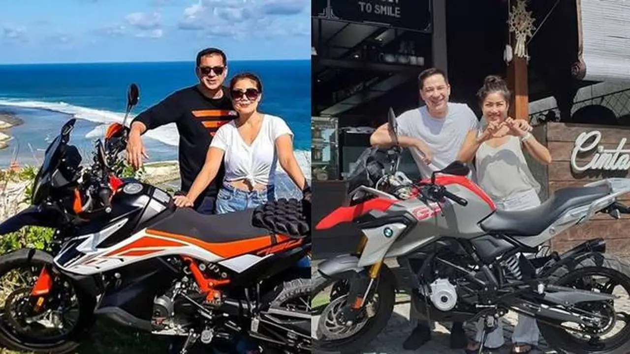 Cerai, Ini 7 Potret Kenangan Ari Wibowo dan Inge Anugrah Touring Motor