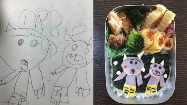 Bento karya Takafumi Ozeki demi anak yang disayangi.