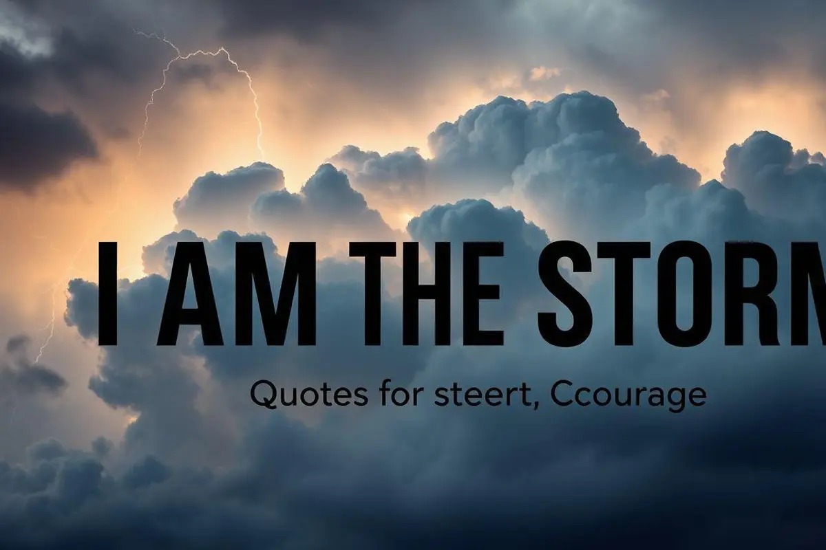 Best I Am The Storm Quotes
