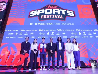 Festival olahraga paling lengkap di Indonesia bertajuk Vidio Sports Festival akan digelar di Plaza Timur Gelora Bung Karno, Jakarta, pada 18-19 Oktober 2025. (Bola.com/M Iqbal Ichsan)