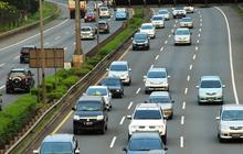Arus balik, Tol Cikampek arah Jakarta macet