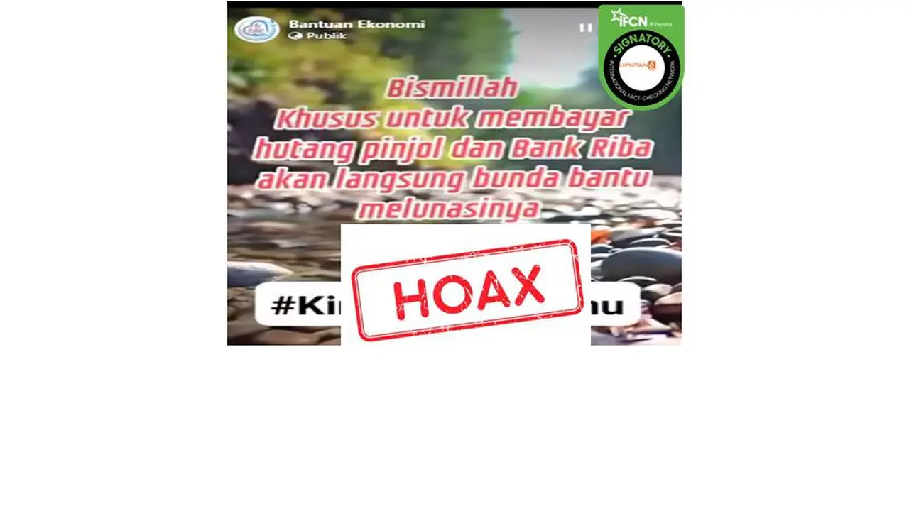 Cek fakta bantuan lunasi pinjol