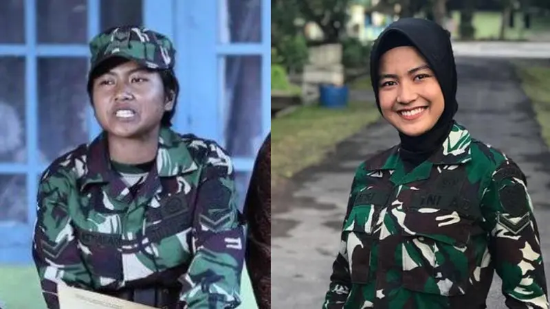 Potret Terbaru Desi Setiasari Anak Tukang Ojek jadi Kowad TNI