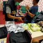 Bea cukai dan Bareskrim Polri menggagalkan penyelundupan narkotika asal Malaysia di Perairan Nongsa, Batam. (Foto: Liputan6.com/Ajang Nurdin)
