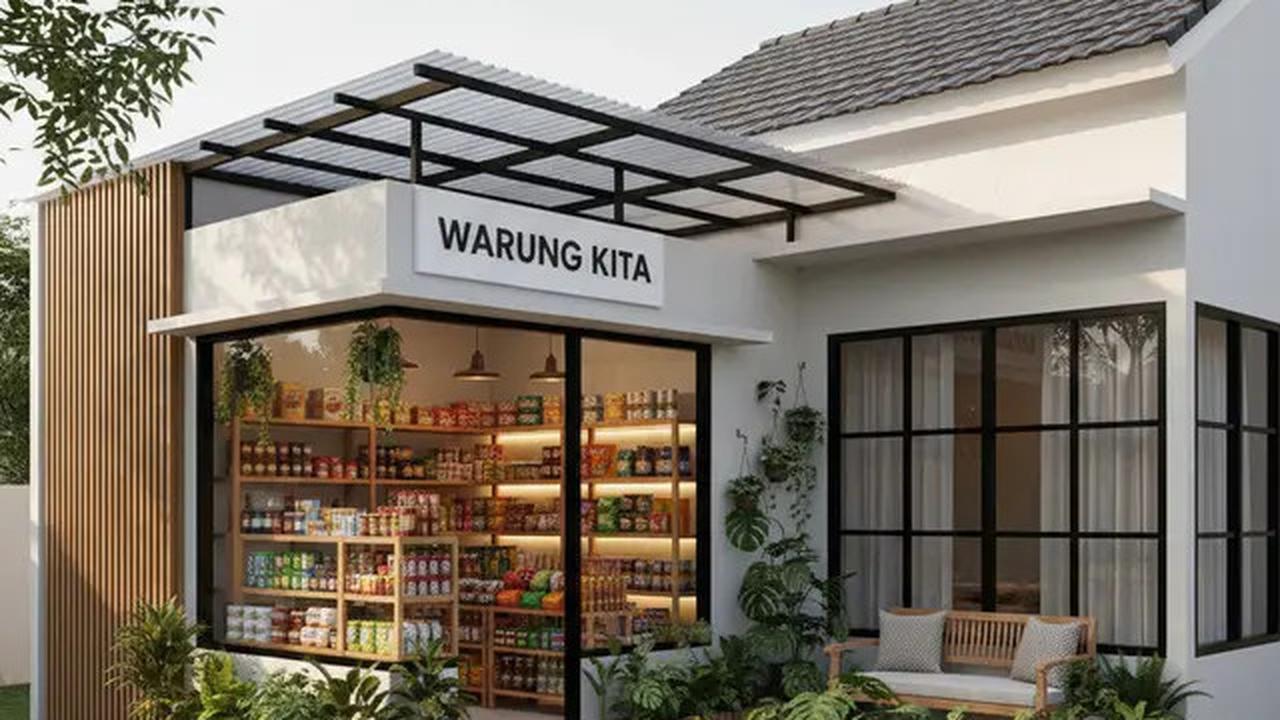 9 Gambar Rumah Minimalis Ada Warungnya, Desain Praktis untuk Keluarga dan Usaha