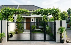 7 Model Gerbang Rumah Sederhana dengan Tanaman Rambat Mewah Bikin Rumah Makin Cantik