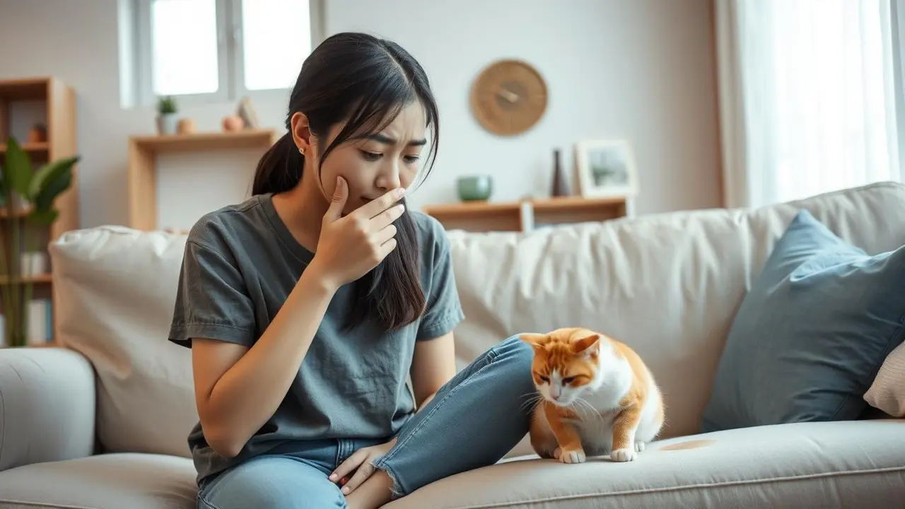 cara menghilangkan bau kencing kucing