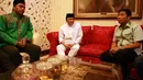"Ini silaturahmi dan kesepakatan. Kalau kami di jalur yang sama dalam hal membangun Jakarta," demikian Rhoma Irama. (Deki Prayoga/Bintang.com)