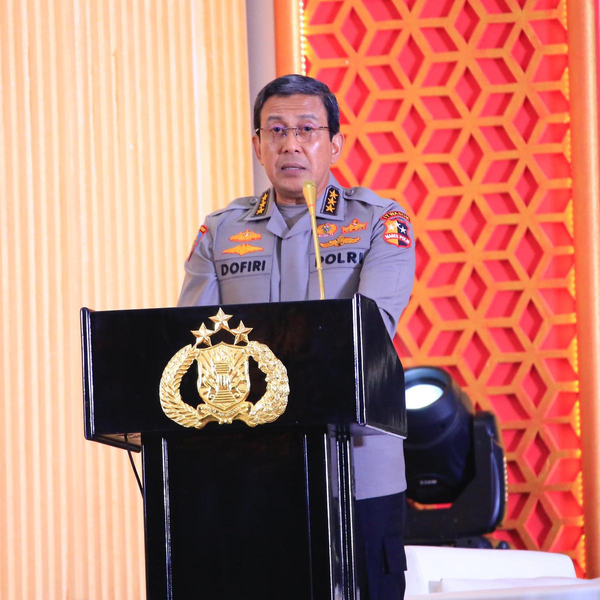 Irwasum Polri Komjen Ahmad Dofiri