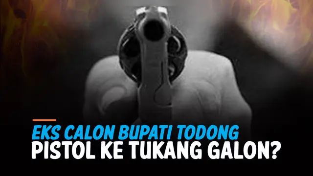 VIDEO: Eks Calon Bupati Diduga Todong Pistol ke Tukang Galon Air