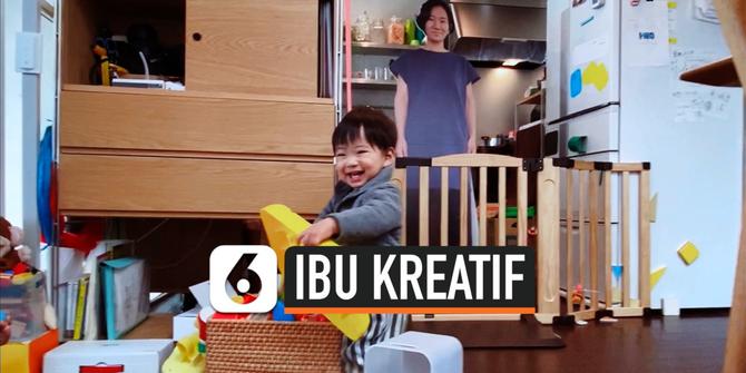 VIDEO: Ibu di Jepang Pasang Gambar Dirinya Agar Anak Tak Menangis
