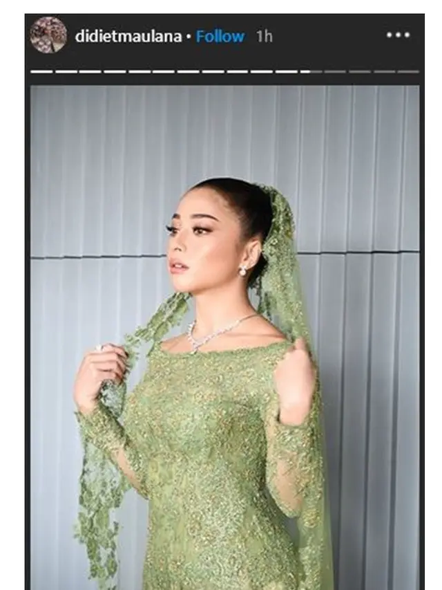 6 Potret Detail Makeup dan Busana Nikita Willy saat Lamaran, Memesona