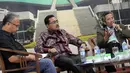 Suasana diskusi Forum Legeslasi bertajuk "RUU Jasa Konstruksi " di Jakarta, Selasa (30/3/2015). (Liputan6.com/Helmi Afandi)