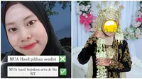 Salah Pilih MUA. (Sumber: TikTok/ @imah259)