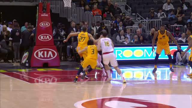 Berita video game recap NBA 2017-2018 antara Atalanta Hawks melawan Utah Jazz dengan skor 104-90.