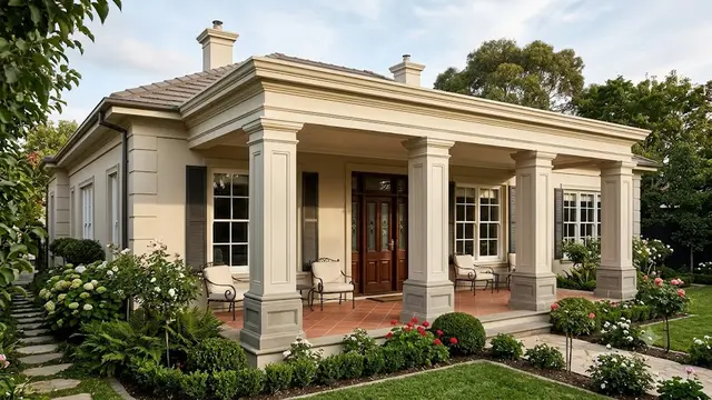 Desain Pilar Depan Rumah Klasik