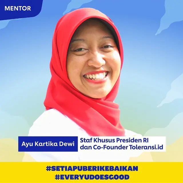 Staf Khusus Presiden RI & Co-Founder Toleransi.id, Ayu Kartika Dewi.
