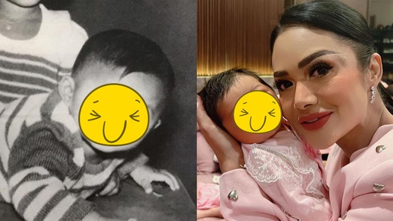 Disebut Mirip Baby Ameena, Ini 6 Potret Masa Kecil Krisdayanti