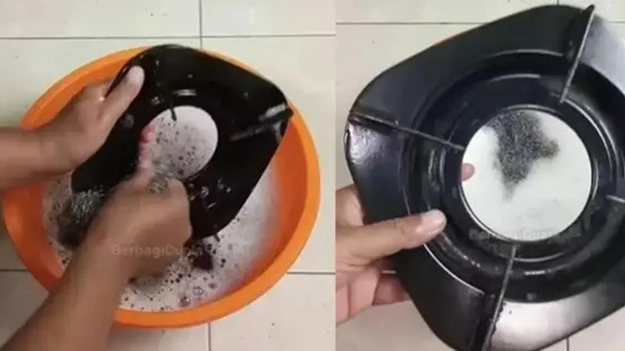 Cara Mudah Menghilangkan Kerak dan Jamur di Tungku Kompor Tanpa Pasta Gigi