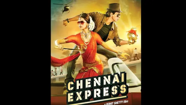 Poster film Chennai Express tayang di Mega Bollywood hari ini (Foto: UTV Motion Pictures via IMDB.com)