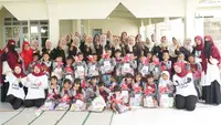LG Lebaran Sehat Hadir di Pasirlangu, Dukung Pemulihan Warga dan Edukasi Anak Pascabencana