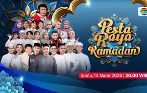 Acara Pesta Raya Ramadan 2026 oleh Indosiar diselenggarakan secara meriah pada hari Jumat dan Sabtu, 13–14 Maret 2026. (Foto: Dok Indosiar)