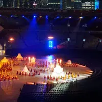 Konsep dan aksi panggung menarik meriahkan Opening Ceremony Aasian Para Games 2018.