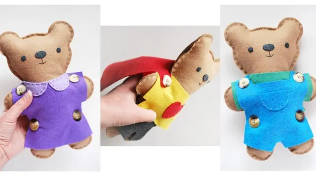 Cara Membuat Boneka dari Kain Flanel