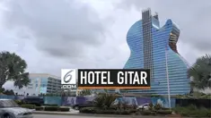 Hotel berbentuk gitar raksasa akan dibuka pada musim panas 2019 di Hollywood, AS. Hotel dengan tinggi 137 meter ini diberi nama Seminole Hard Rock Hotel & Casino.