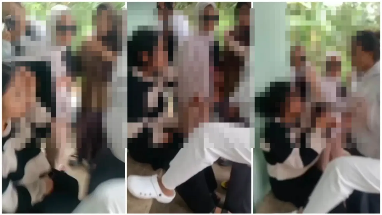 Bullying geng siswi SMP di Bone