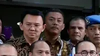 Ahok diperiksa selama 9 jam di Bareskrim Mabes Polri.