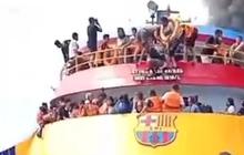 Korban Meninggal Insiden Kebakaran KM Barcelona Bertambah Jadi 5 Orang