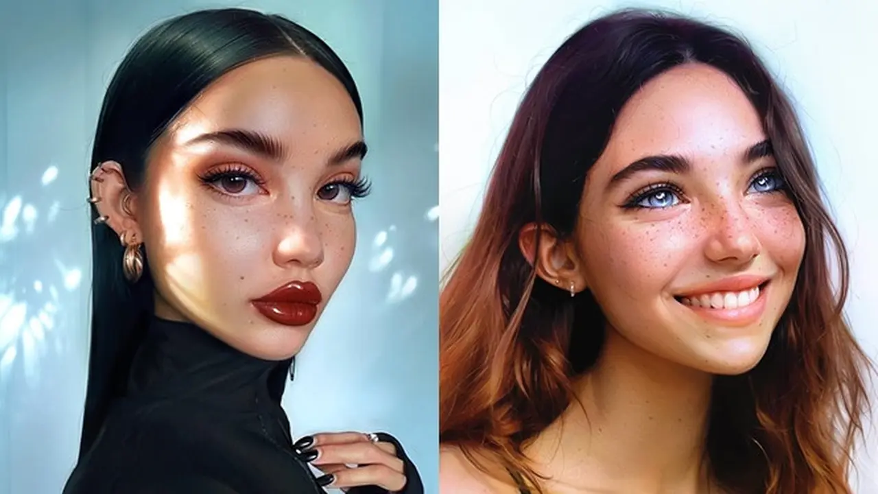 7 Ilustrasi Digital Wanita Ini Mirip Manusia Asli, Bikin Takjub