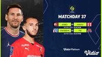 Jadwal Ligue 1 Liga Prancis Pekan ke-37 Live Vidio Minggu, 28 Mei 2023 : PSG Vs Strasbourg, Lyon Vs Reims