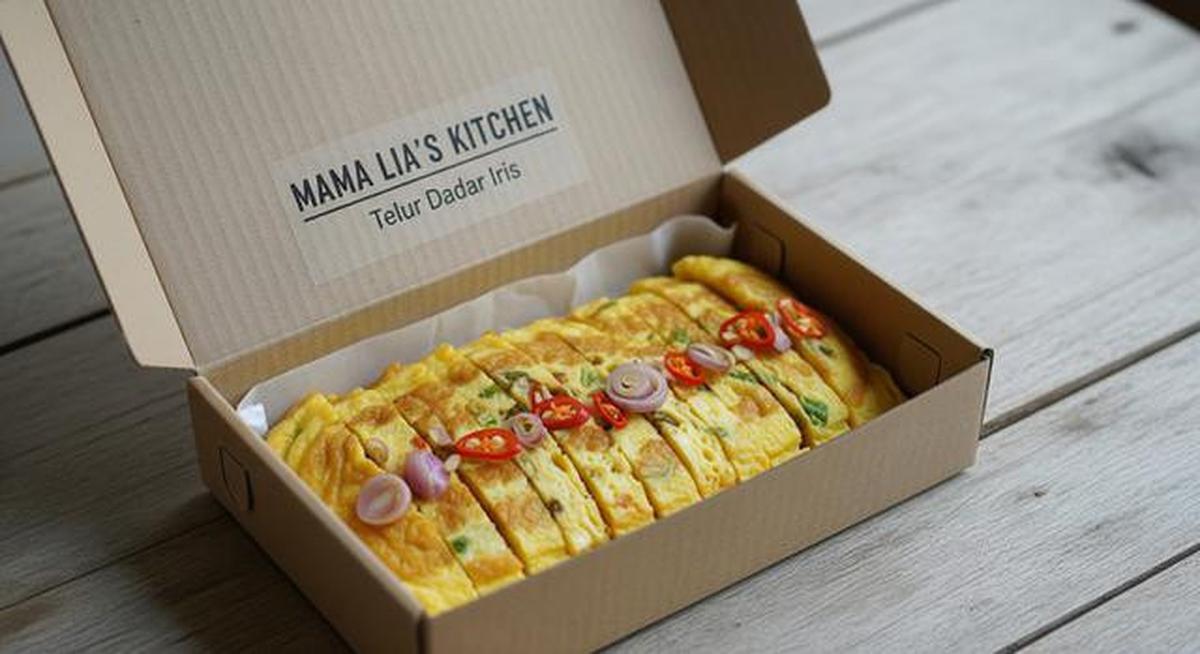 Ide Jualan Lauk Praktis untuk Makan Siang Pekerja Kantor Telur Dadar Tahu Iris/