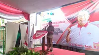 Menteri Pemuda dan Olahraga (Menpora) Zainuddin Amali menghadiri acara silahturahmi KAHMI dan HMI Jawa Timur, di Surabaya, Jawa Timur. (Foto: Liputan6.com/Dian Kurniawan)