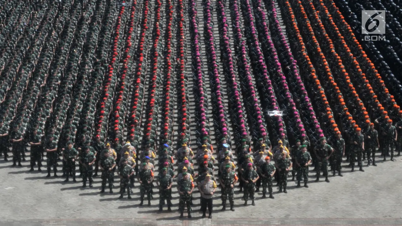 Apel Patroli Skala Besar TNI-Polri Amankan Pemilu 2019
