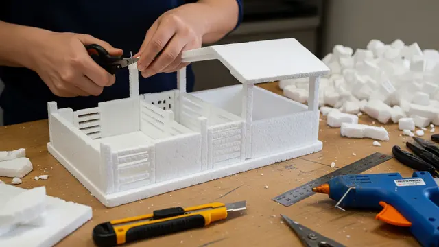 Cara Membuat Kandang Ternak Mini dari Styrofoam Bekas/Gemini AI