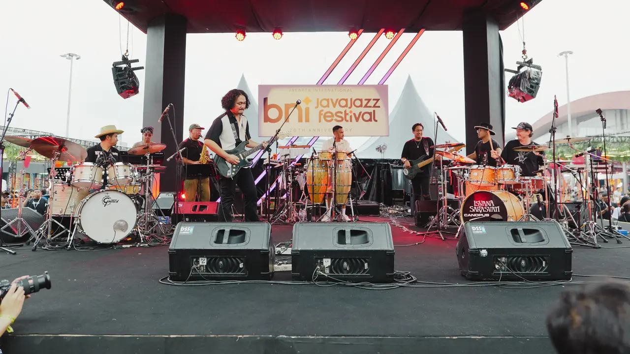 Aksi Nguber Drummer di Java Jazz Festival 2025