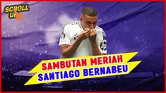 Berita video Scroll Up kali ini membahas tentang Kylian Mbappe resmi diperkenalkan Real Madrid. Seisi stadion Santiago Bernabue berikan sambutan yang sangat meriah.