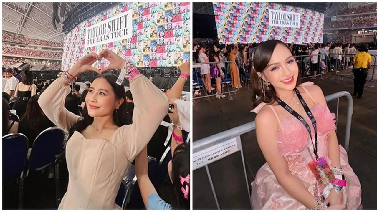 Potret Penampilan 7 Artis Nonton Konser Taylor Swift, Totalitas Pakai Outfit Sesuai Era