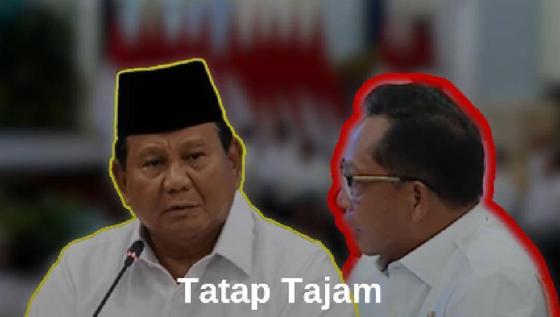 Tatapan Tajam Prabowo Tanya Dana ke Tito: Mendagri Apa Benar Begitu? Betul?