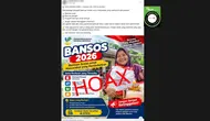 Cek Fakta: Hoaks Tautan untuk Mengecek Status Bansos 2026